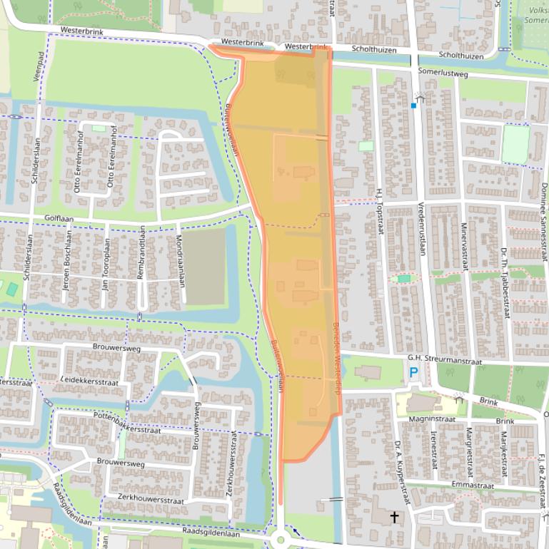 Kaart van postcodegebied 9645AK.