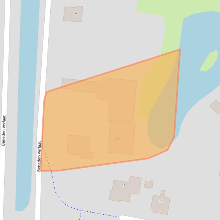 Kaart van postcodegebied 9645BL.