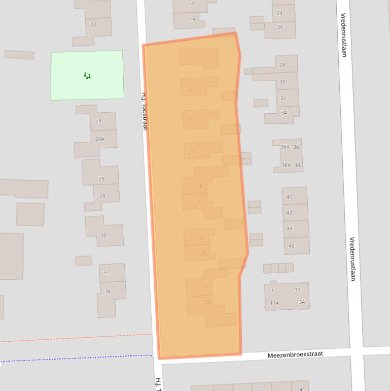 Kaart van postcodegebied 9645CE.