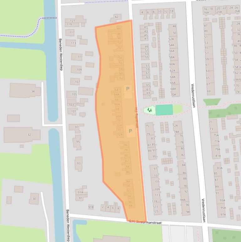 Kaart van postcodegebied 9645CL.