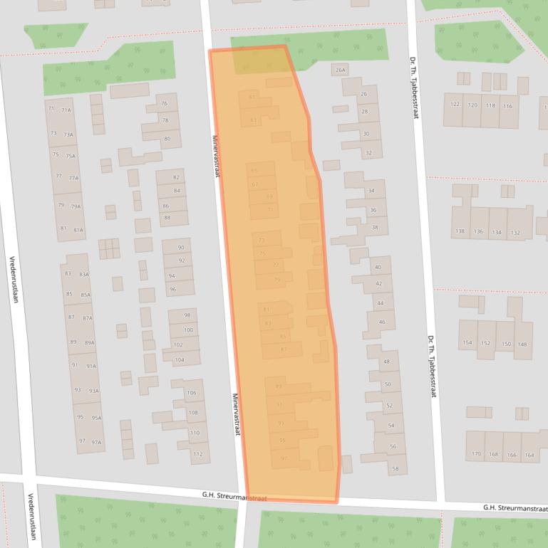 Kaart van postcodegebied 9645CP.