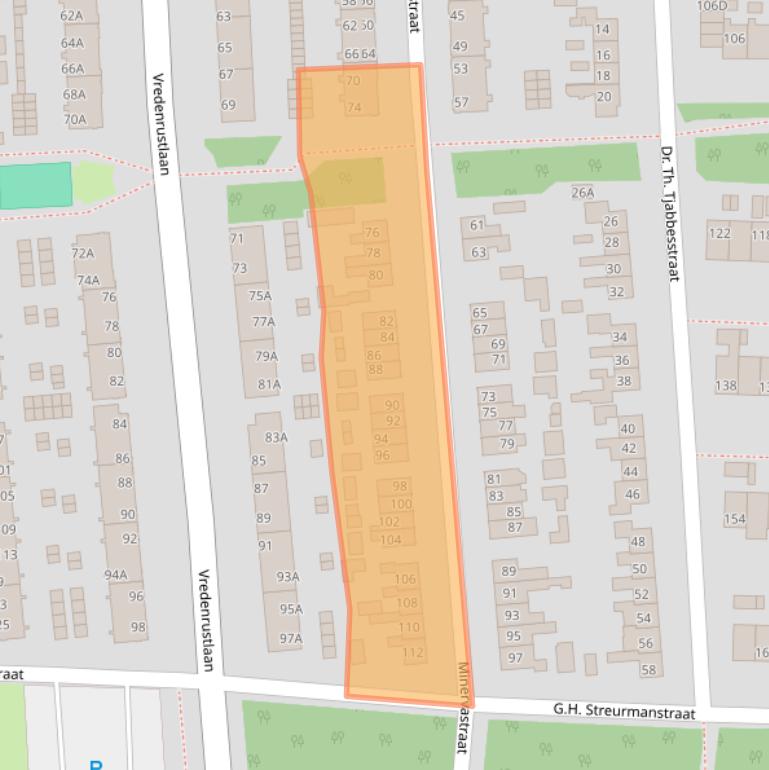 Kaart van postcodegebied 9645CT.