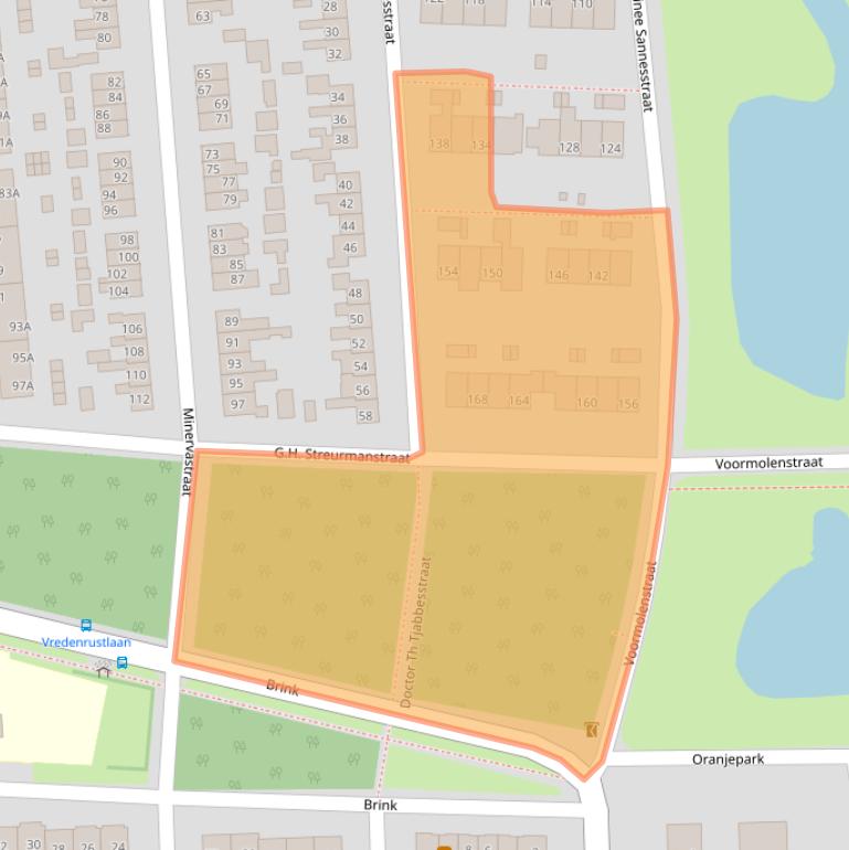 Kaart van postcodegebied 9645ED.