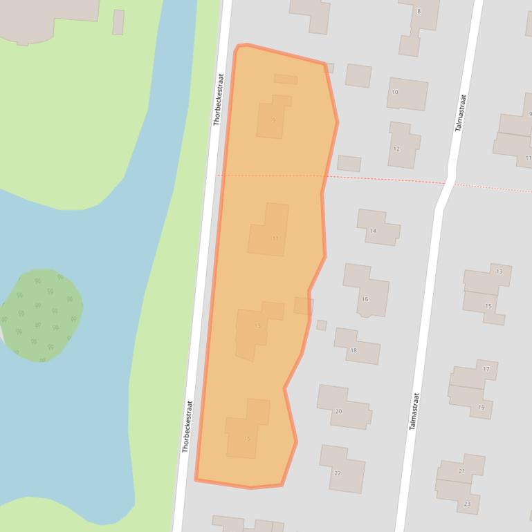 Kaart van postcodegebied 9645EE.