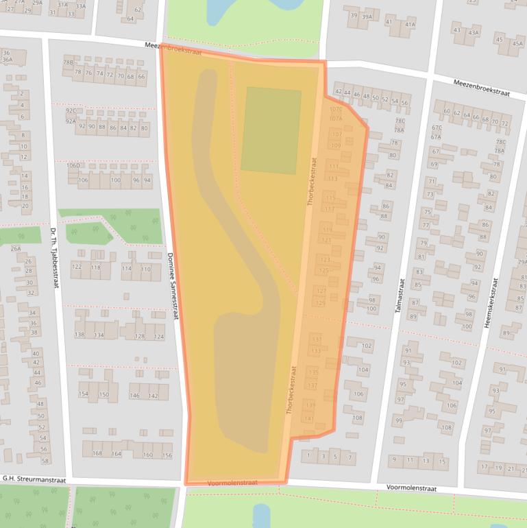 Kaart van postcodegebied 9645EJ.