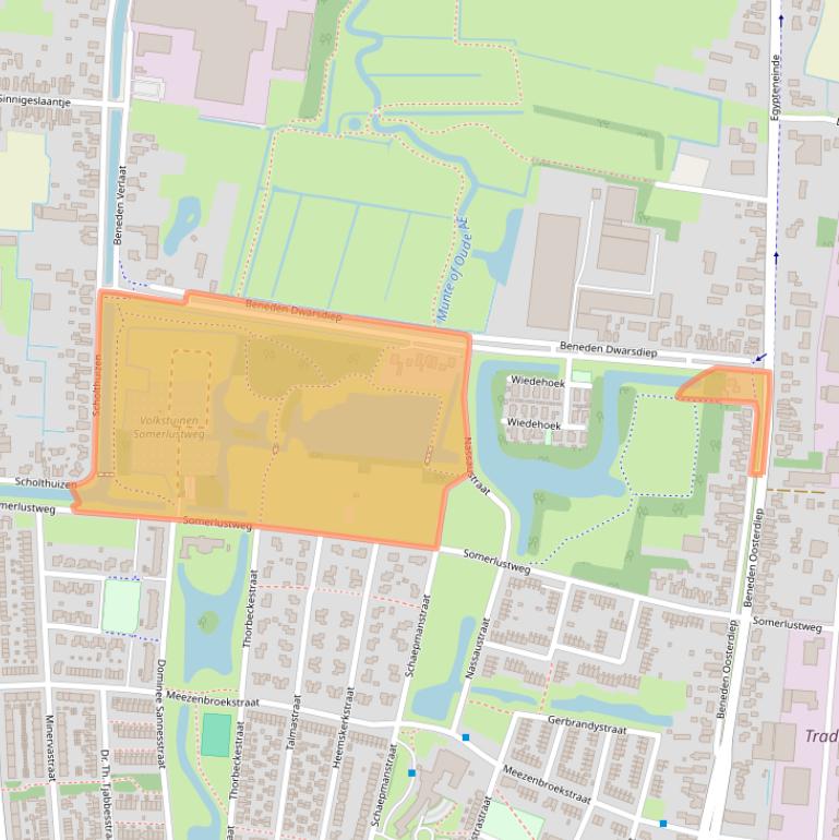 Kaart van postcodegebied 9645LB.