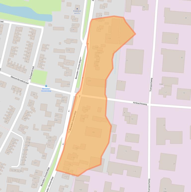 Kaart van postcodegebied 9645LK.