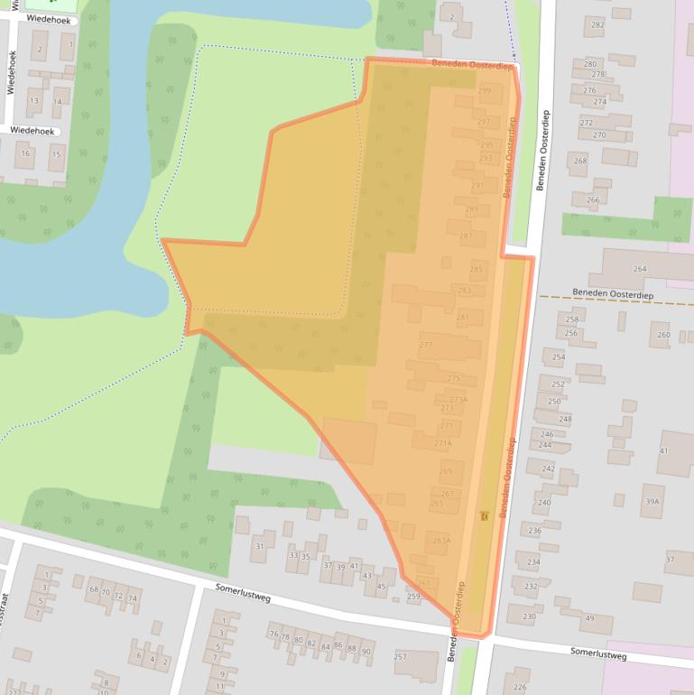 Kaart van postcodegebied 9645LS.