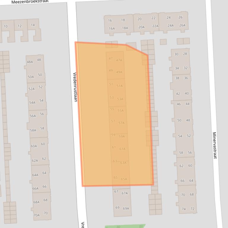Kaart van postcodegebied 9645NC.