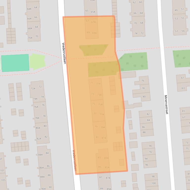 Kaart van postcodegebied 9645ND.