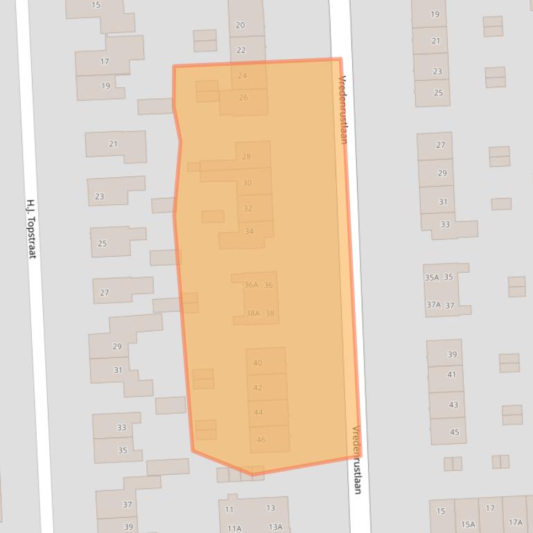 Kaart van postcodegebied 9645NH.