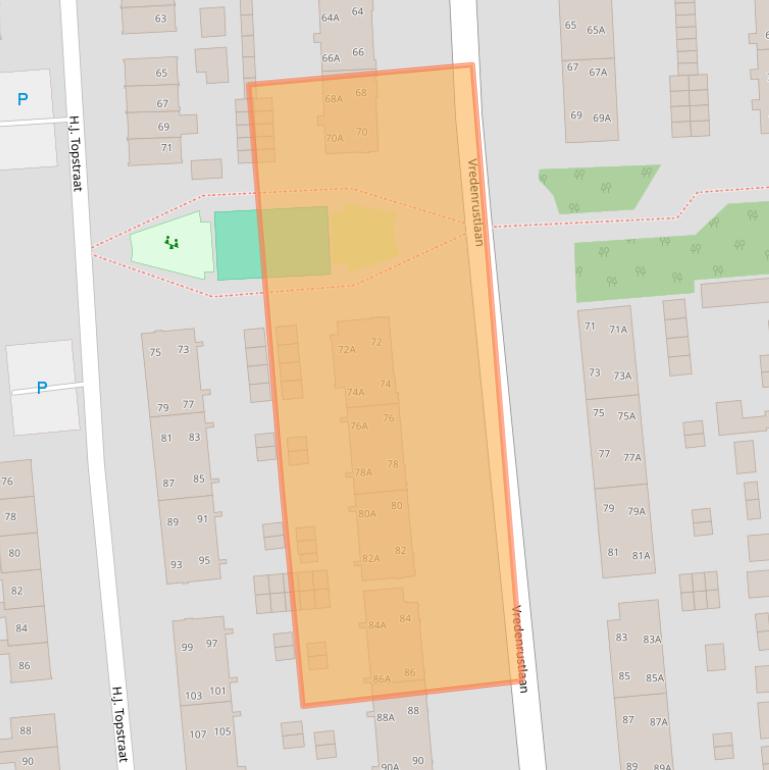 Kaart van postcodegebied 9645NK.