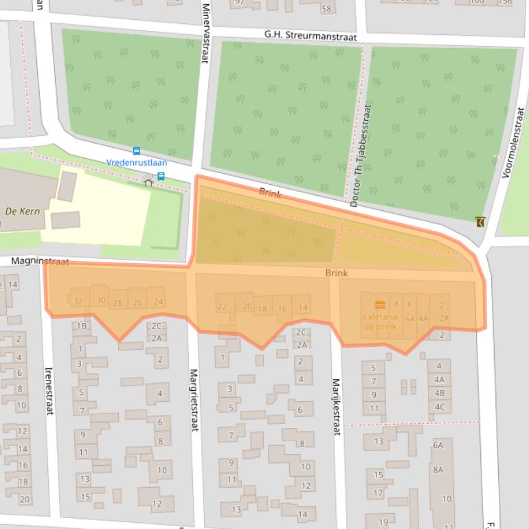 Kaart van postcodegebied 9645NM.