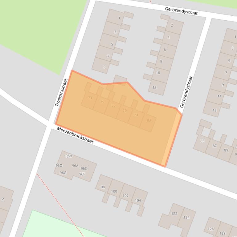 Kaart van postcodegebied 9645PD.