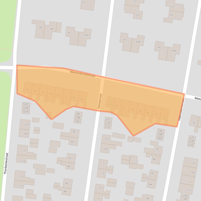 Kaart van postcodegebied 9645PJ.