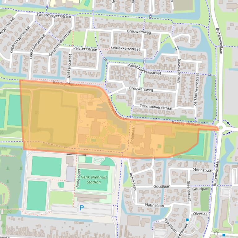 Kaart van postcodegebied 9646AA.