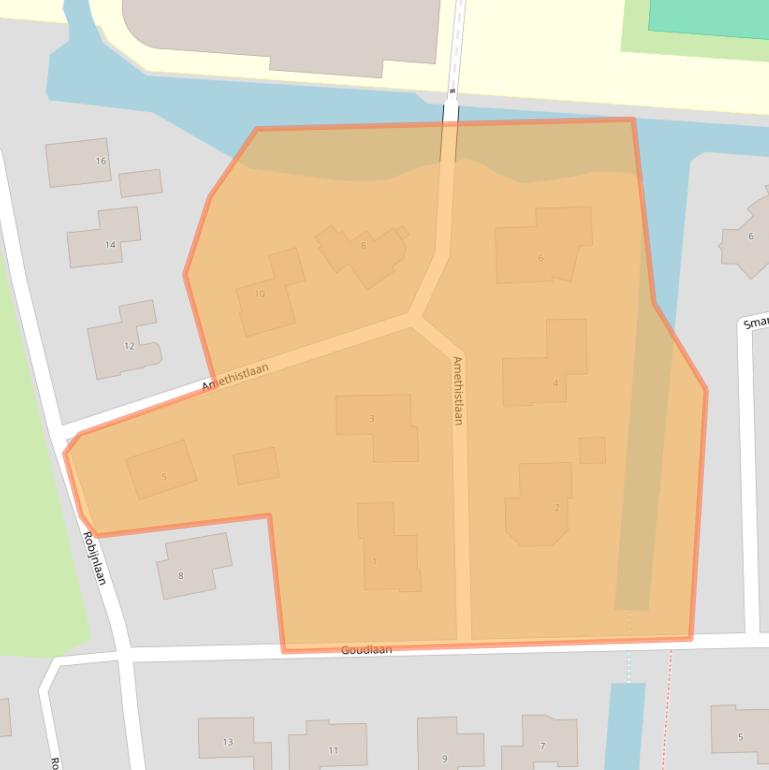 Kaart van postcodegebied 9646BK.