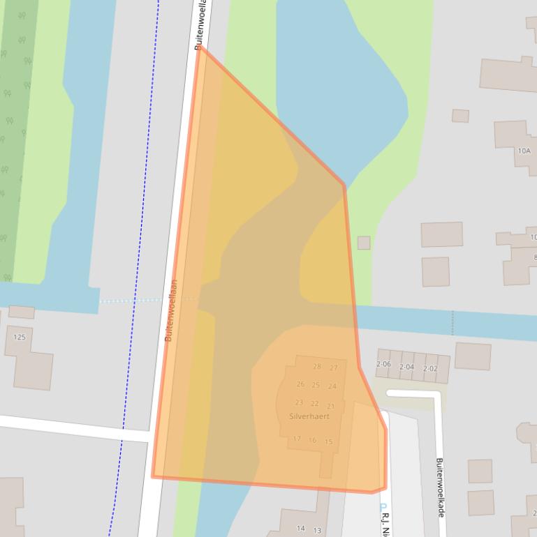 Kaart van postcodegebied 9646BX.