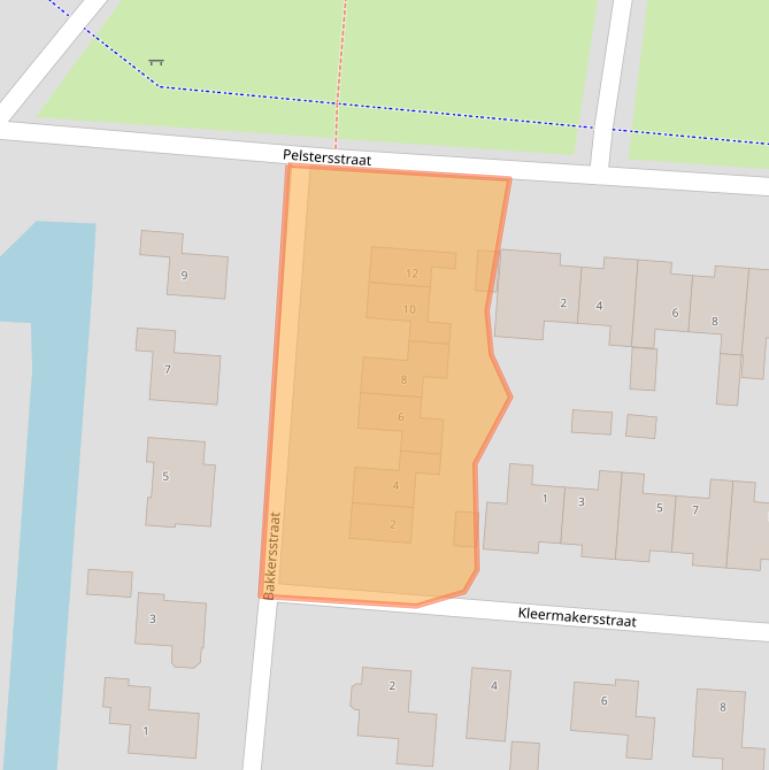 Kaart van postcodegebied 9646CM.