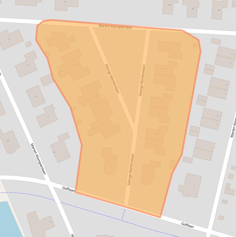 Kaart van postcodegebied 9646EB.