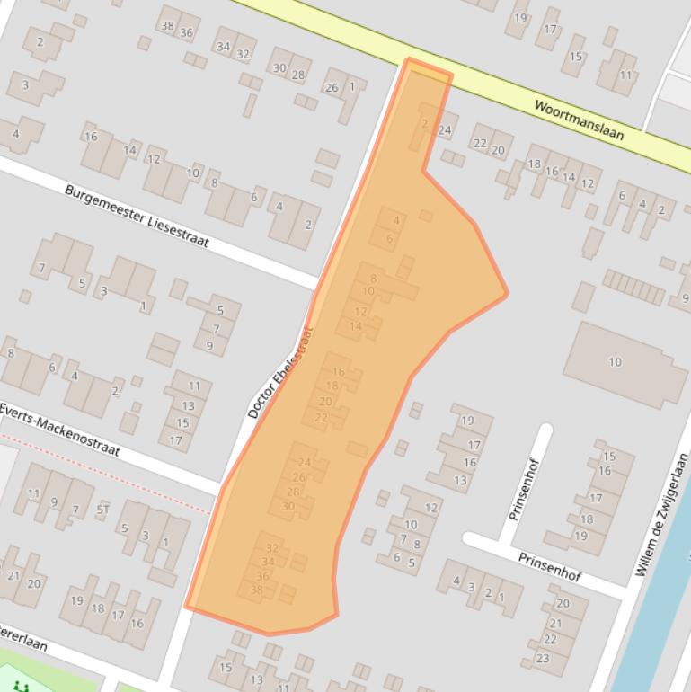 Kaart van postcodegebied 9648AE.