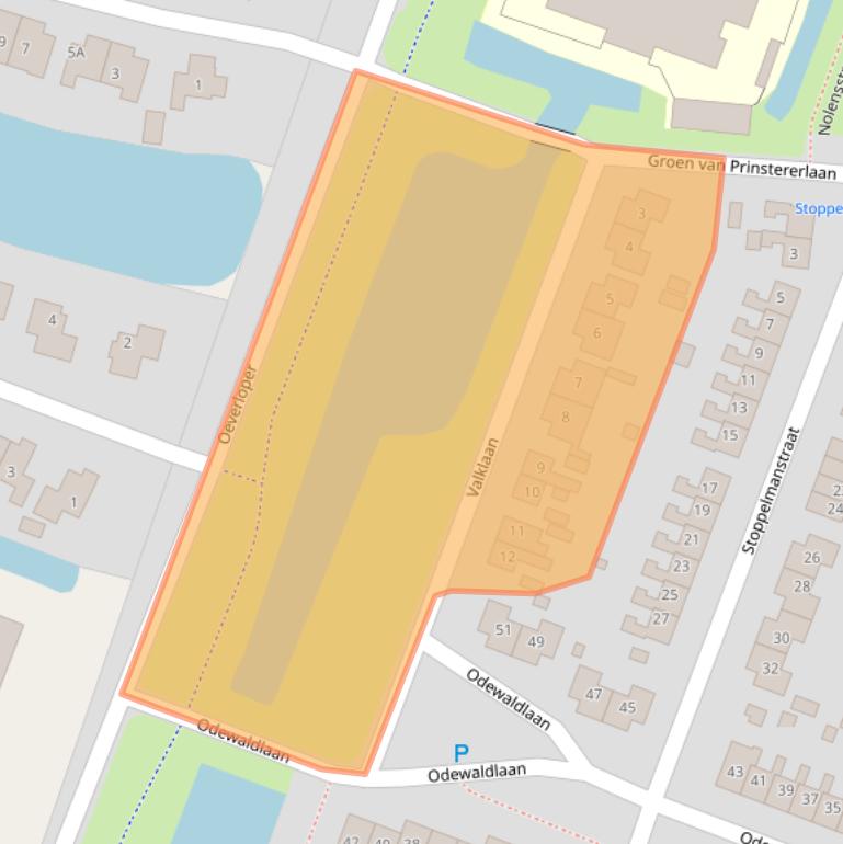 Kaart van postcodegebied 9648AK.