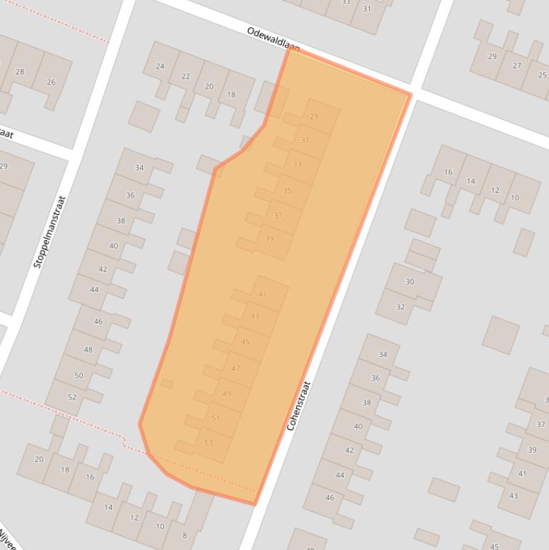 Kaart van postcodegebied 9648AR.
