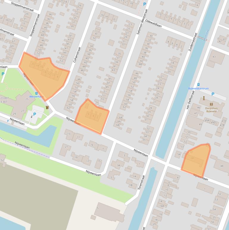 Kaart van postcodegebied 9648BG.