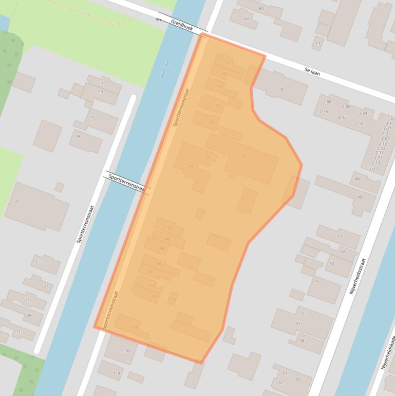 Kaart van postcodegebied 9648CD.