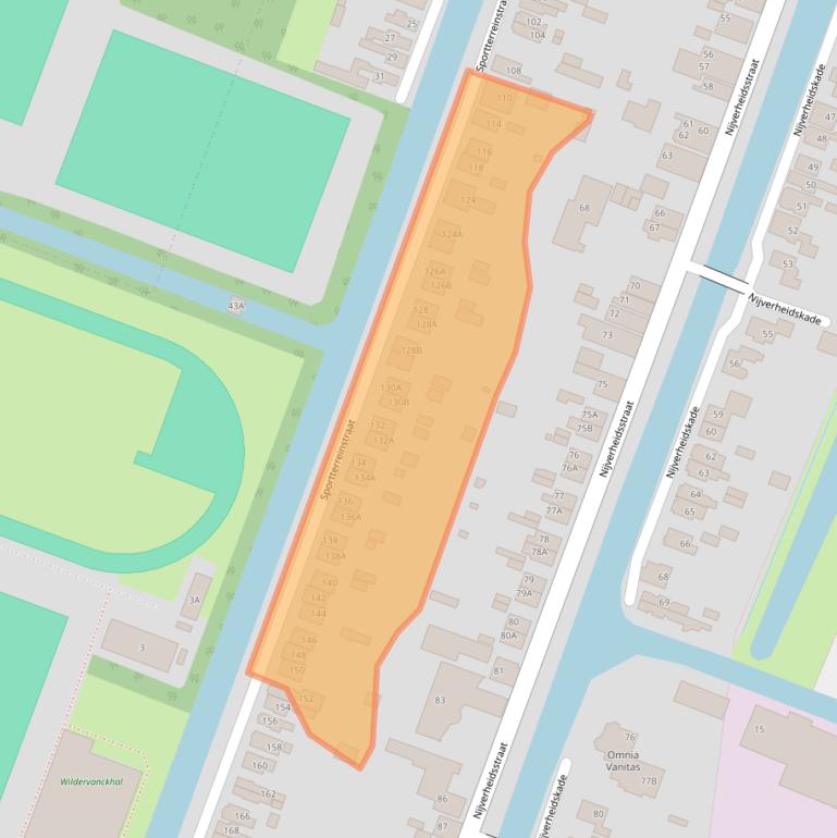 Kaart van postcodegebied 9648CE.