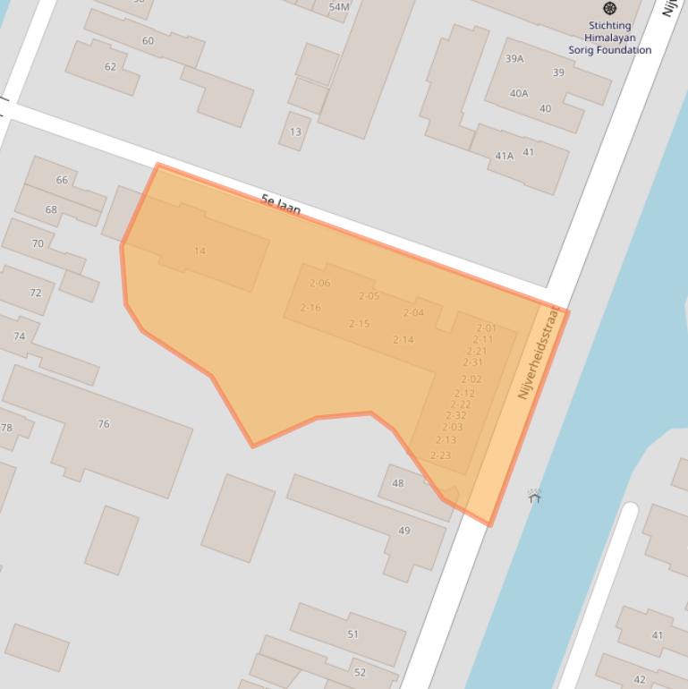 Kaart van postcodegebied 9648CH.