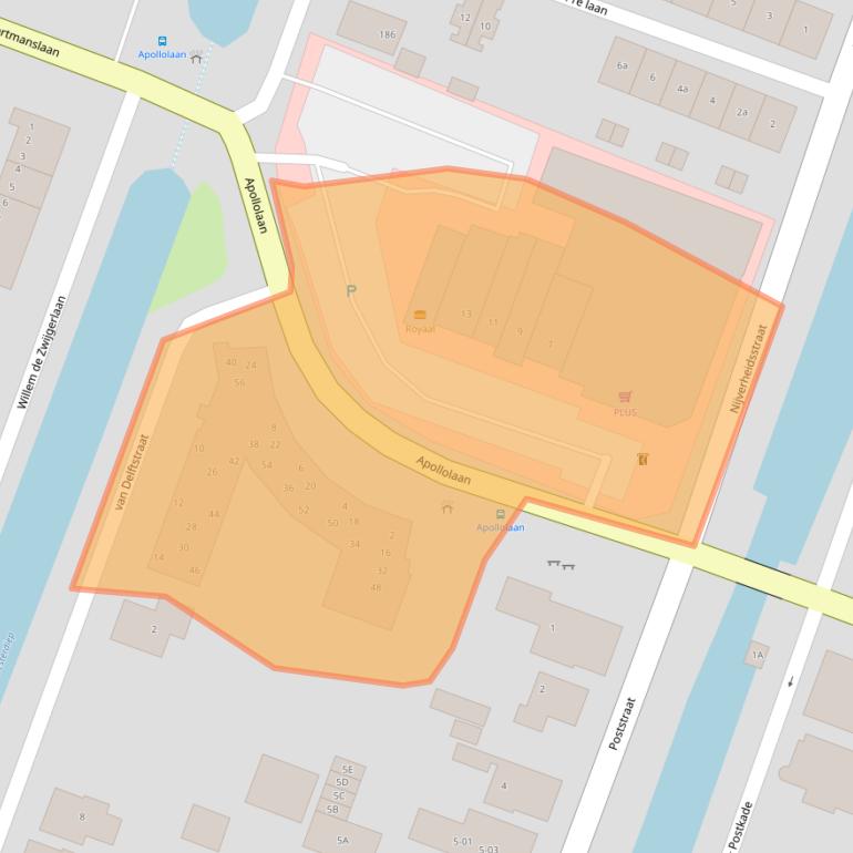Kaart van postcodegebied 9648CK.
