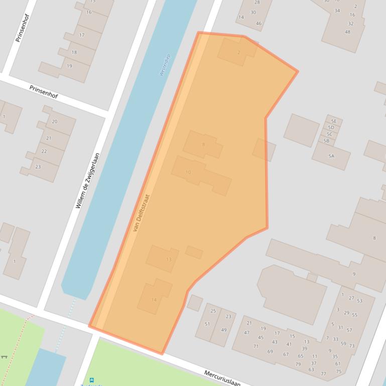 Kaart van postcodegebied 9648CL.