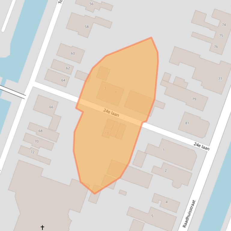 Kaart van postcodegebied 9648CP.