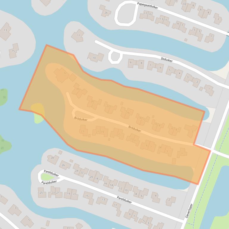 Kaart van postcodegebied 9648DT.