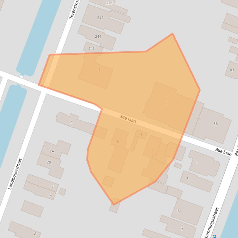 Kaart van postcodegebied 9648EB.