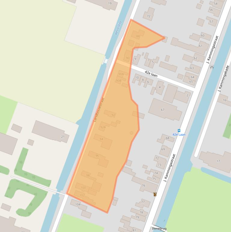 Kaart van postcodegebied 9648GD.