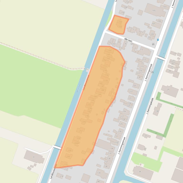 Kaart van postcodegebied 9648GG.