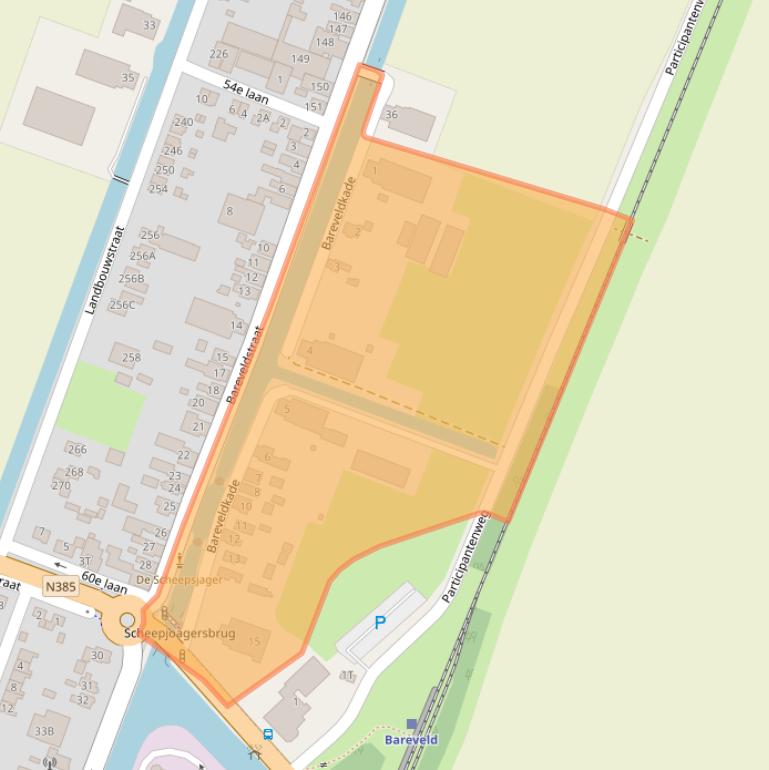 Kaart van postcodegebied 9648GW.