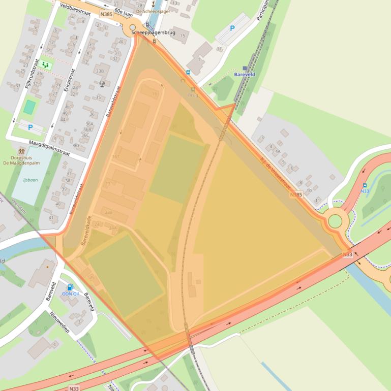 Kaart van postcodegebied 9648GX.