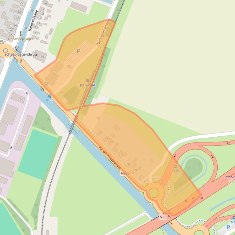 Kaart van postcodegebied 9648HA.