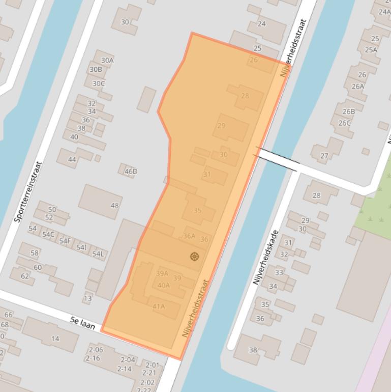 Kaart van postcodegebied 9648JB.