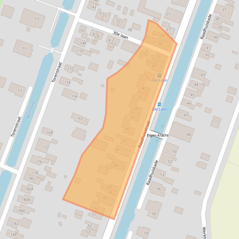 Kaart van postcodegebied 9648JW.