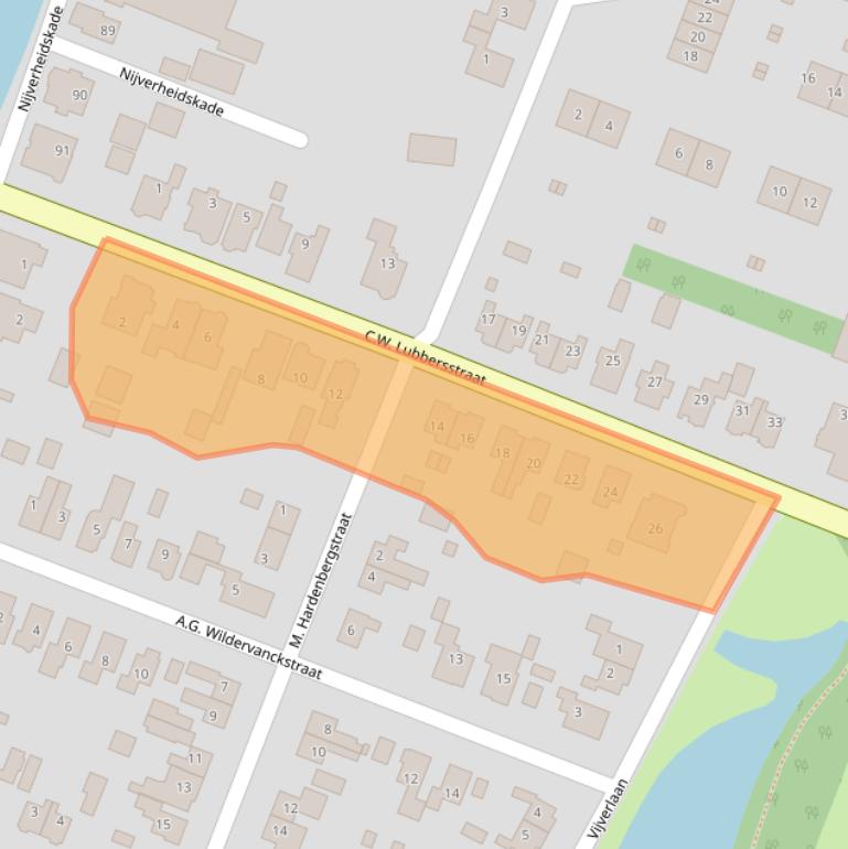 Kaart van postcodegebied 9648LB.
