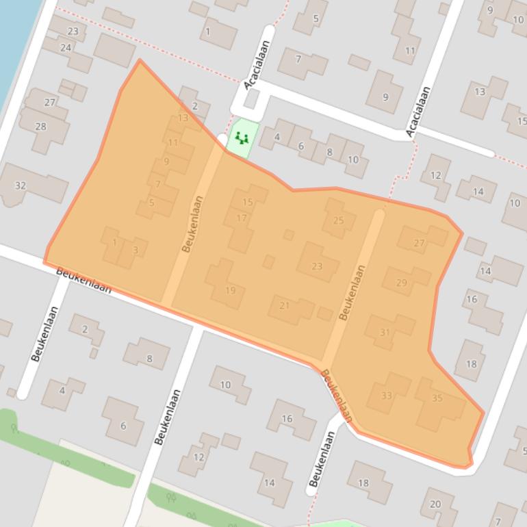 Kaart van postcodegebied 9648LR.