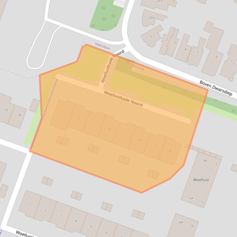 Kaart van postcodegebied 9648MK.