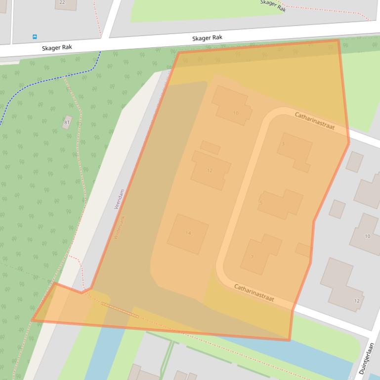 Kaart van postcodegebied 9648MN.