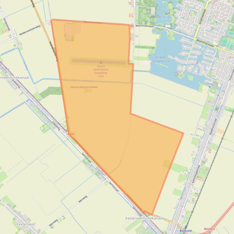 Kaart van postcodegebied 9648TZ.