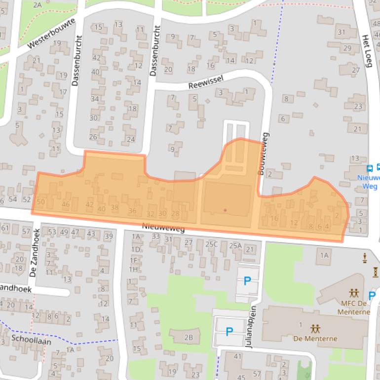 Kaart van postcodegebied 9649AE.