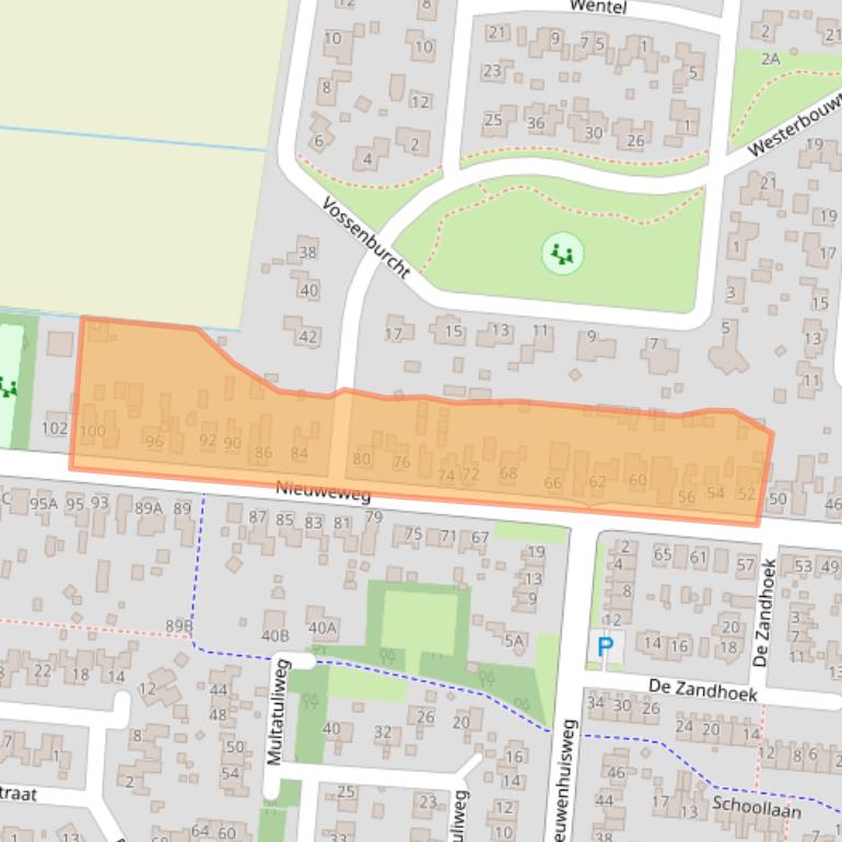 Kaart van postcodegebied 9649AG.